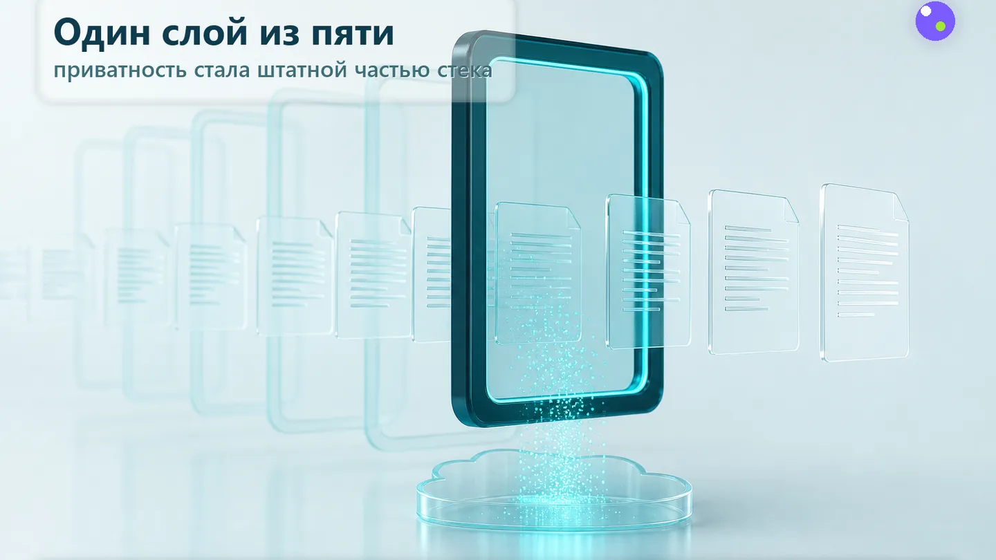 Предметная сцена с фильтрующей рамкой, через которую проходит документный поток и отбрасывается лишний слой риска.